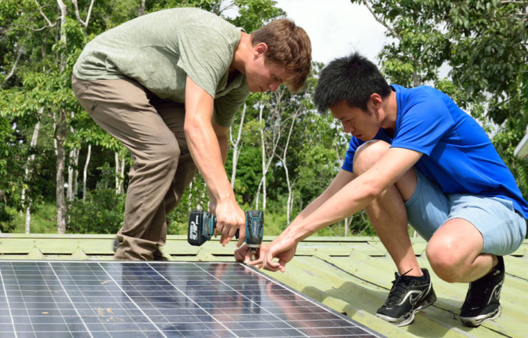 Solar Panel Project in Costa Rica Green Life Volunteers